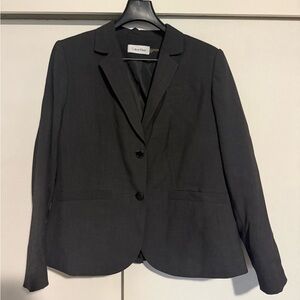 Calvin Klein Women's Charcoal Blazer size 16W